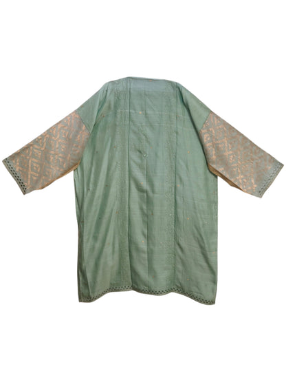 Semi Stitched Chanderi Casual kurta