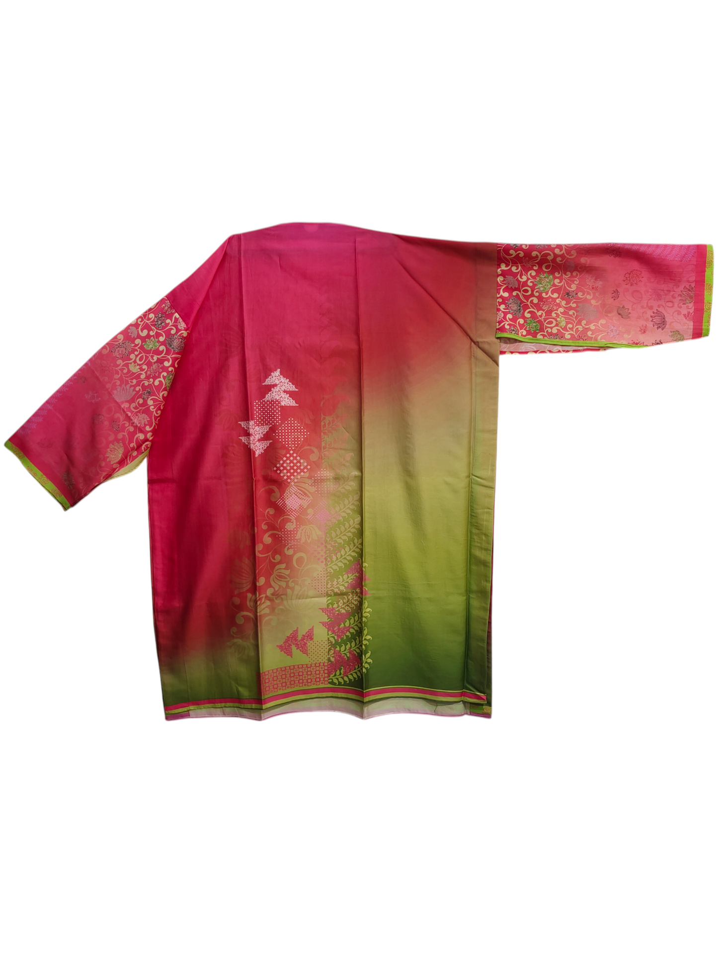 Semi Stitched Chanderi Kurta