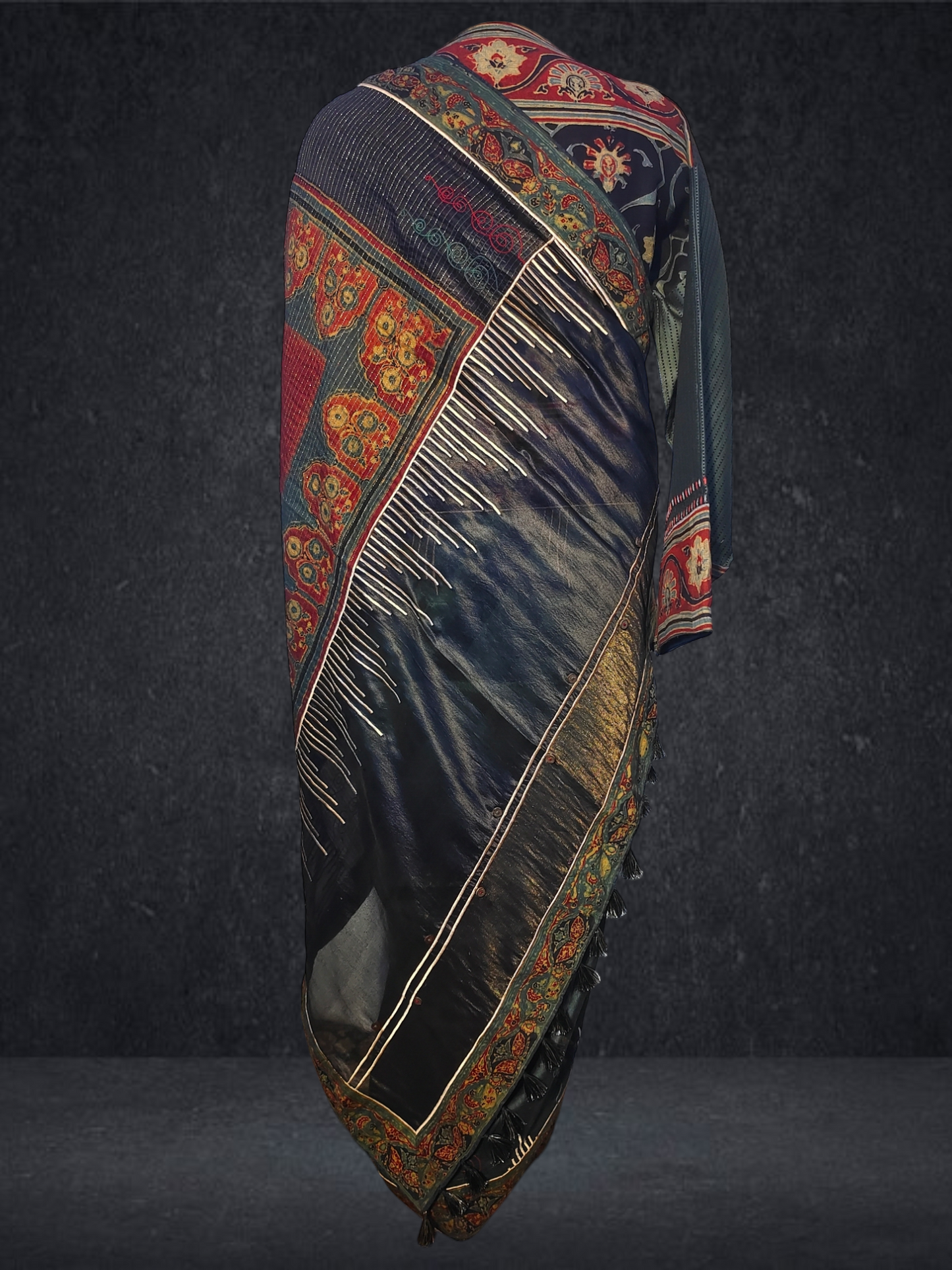 Formal Silk Ajrakh Saree