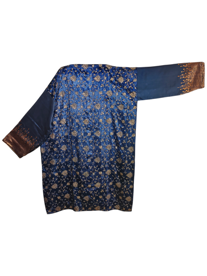 Semi Stitched Formal Silk velvet Kurta