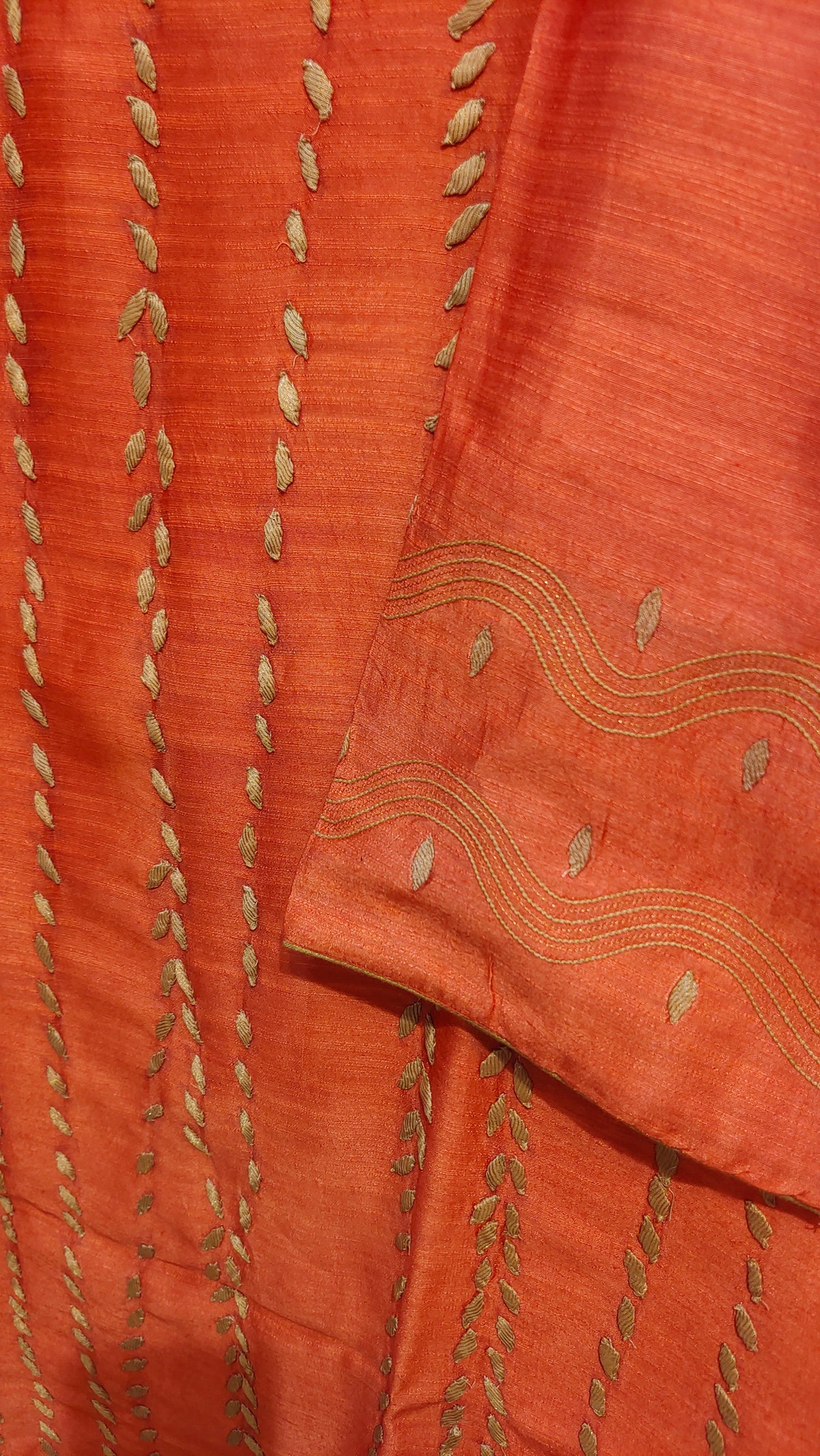 Semi Stitched Chanderi Formal Suitset