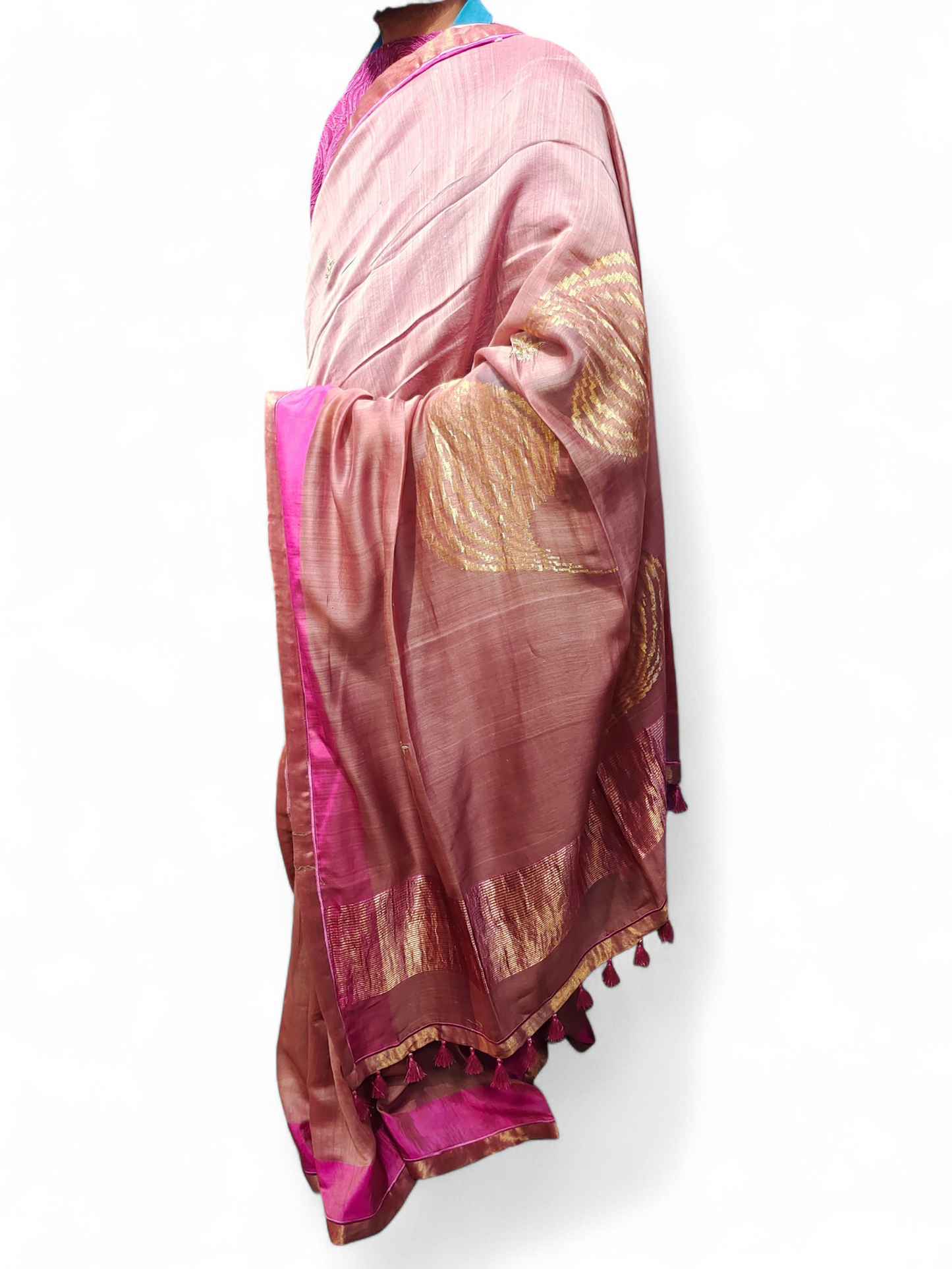 Formal Chanderi Zari Woven Saree
