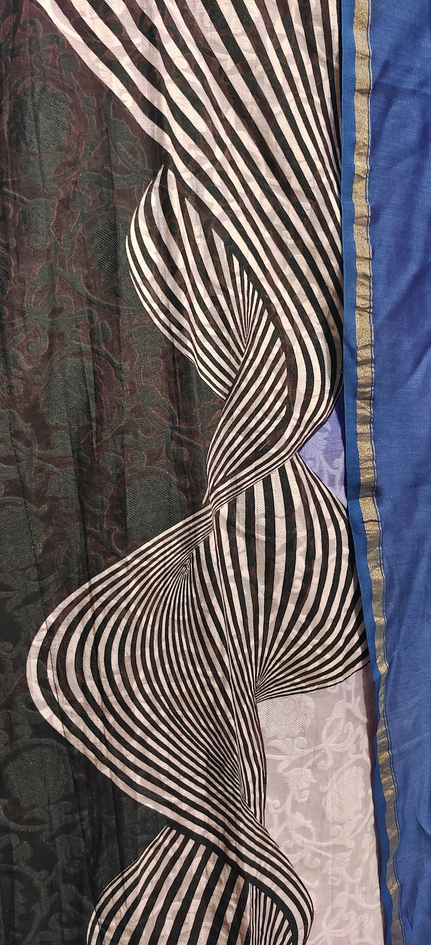 Semi Stitched Chanderi Kurta