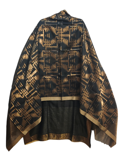 Semi Stitched Formal chanderi Suitset