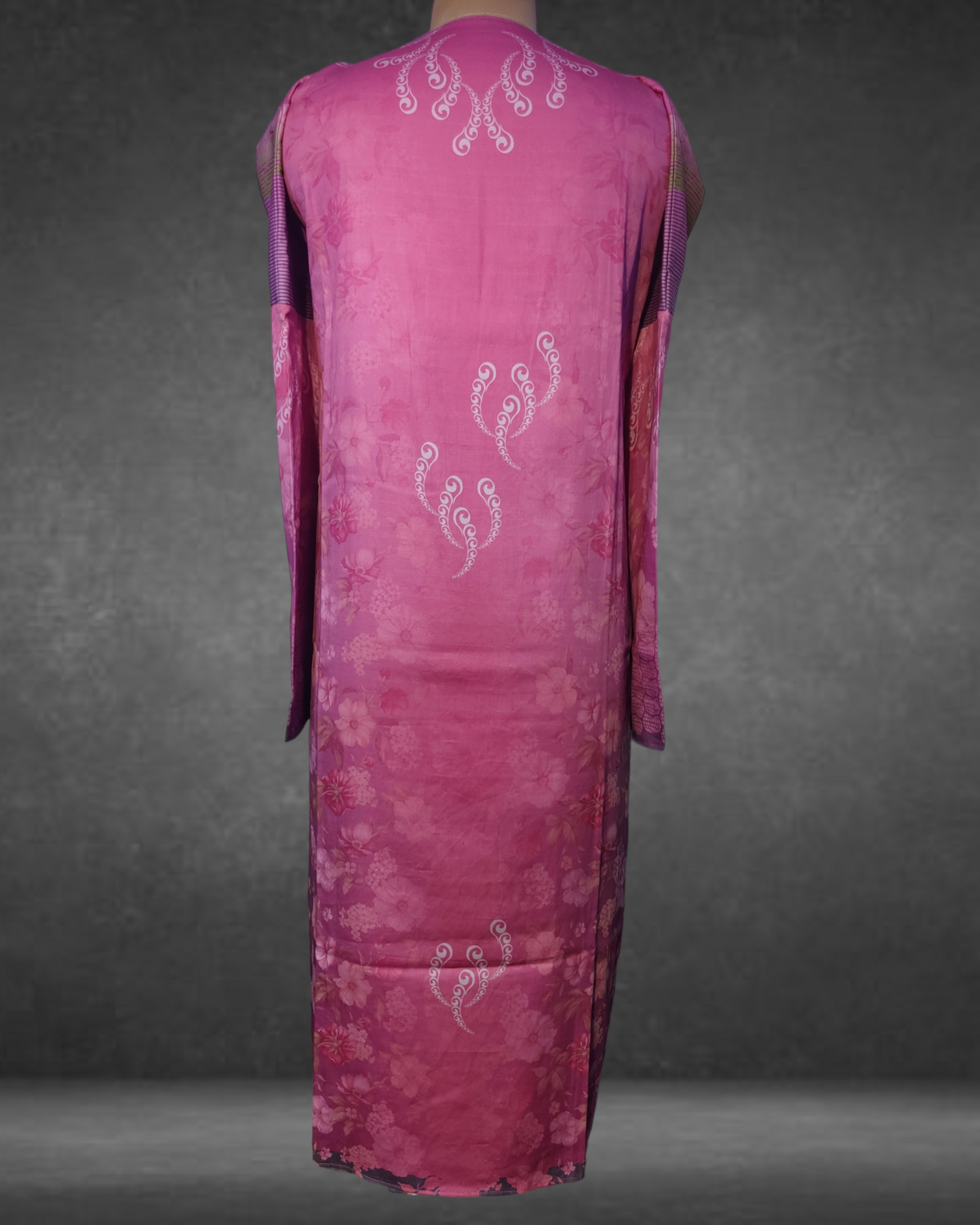 Semistitched Cotton Satin Kurta