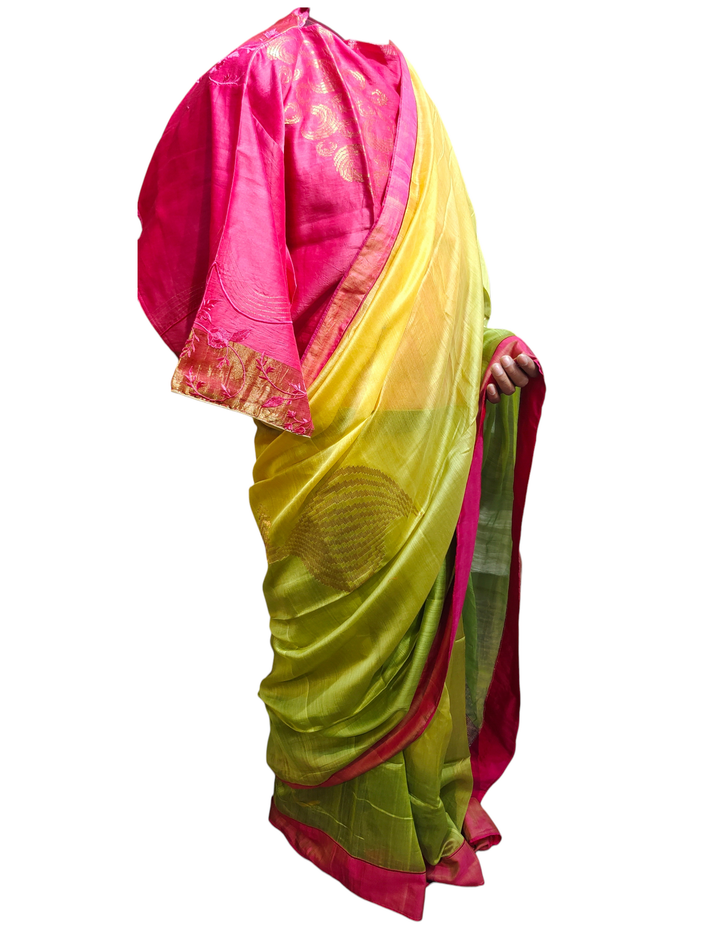 Formal Chanderi Zari Woven Saree