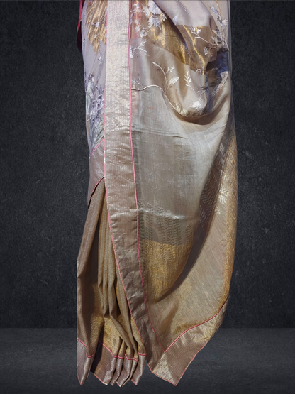 Formal Chanderi Zari Woven Saree