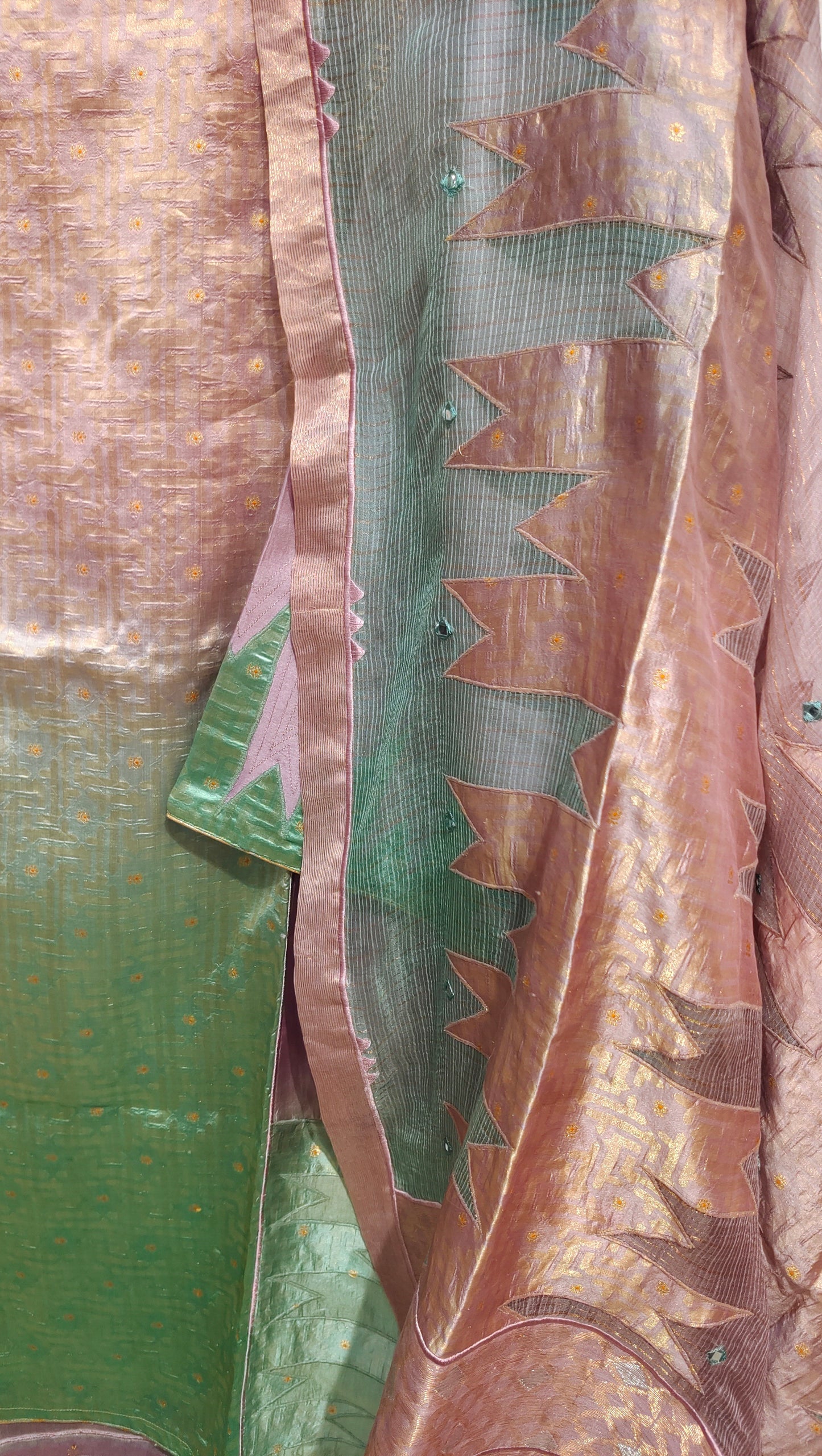 Semi Stitched Formal Chanderi Suitset