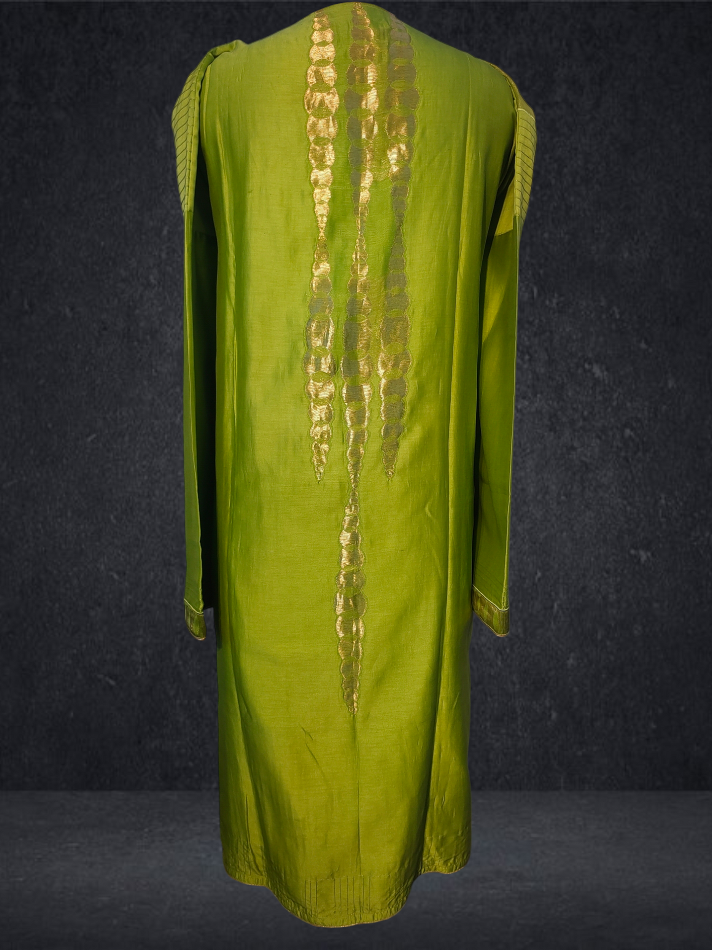 Semistitched Chanderi Zariwoven Kurta