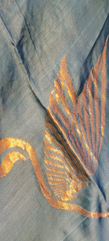 Semi Stitched Formal chanderi Suitset