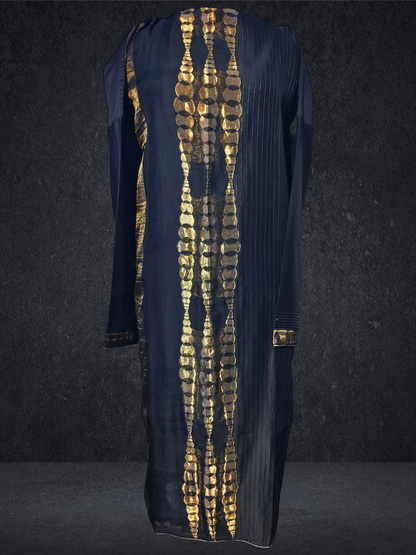 Semi Stitched Formal chanderi Suitset