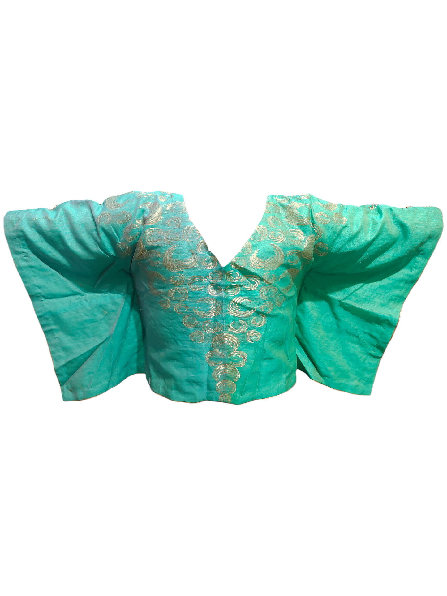 Indowestern chanderi formal kaftan blouse