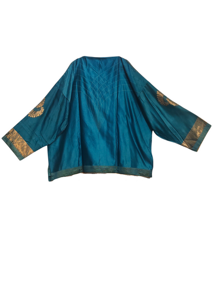 Indowestern chanderi formal coordset