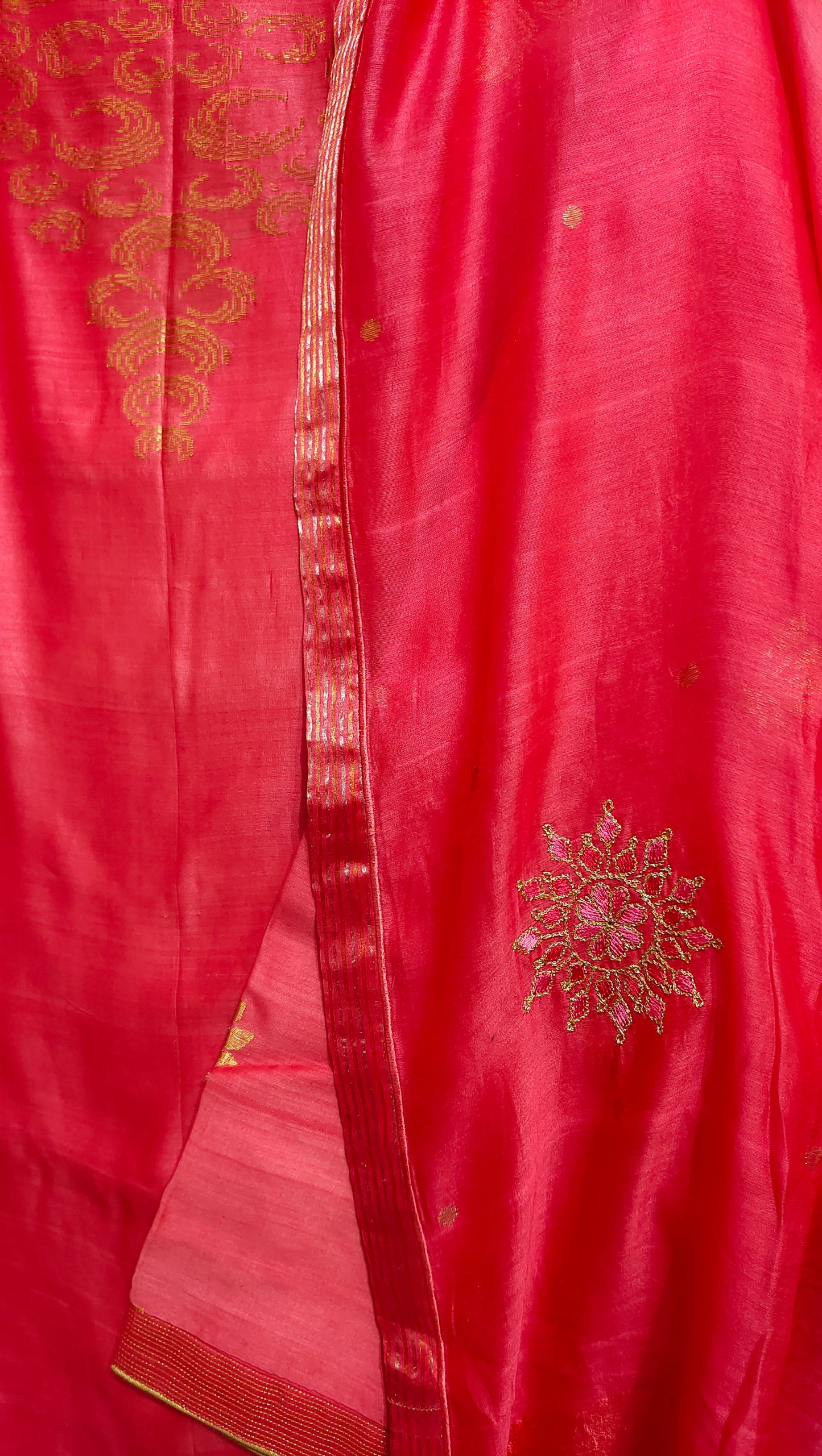 Semi Stitched Formal Chanderi Suitset