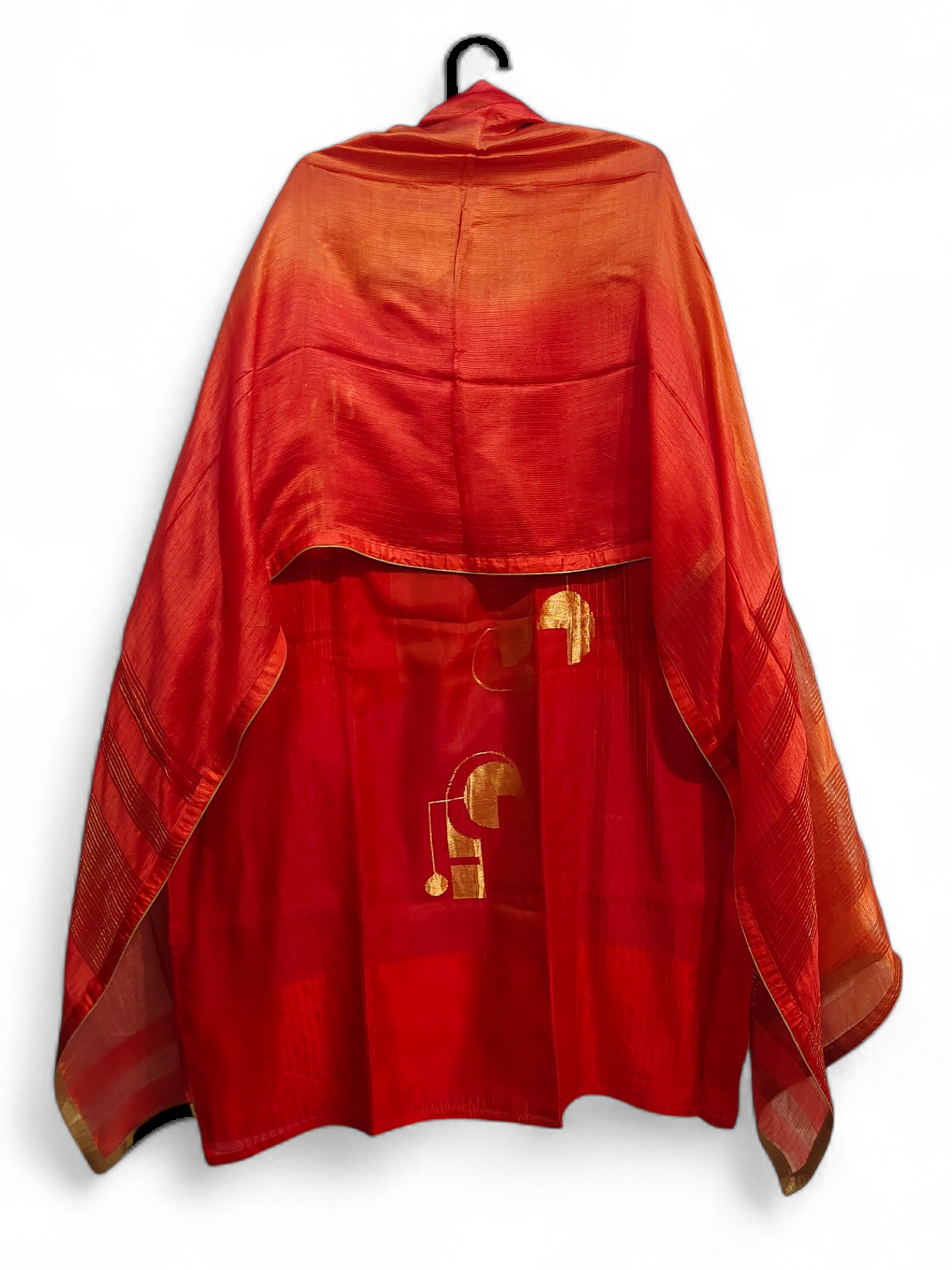 Semi Stitched Chanderi Formal Suitset