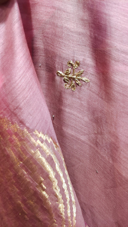 Formal Chanderi Zari Woven Saree