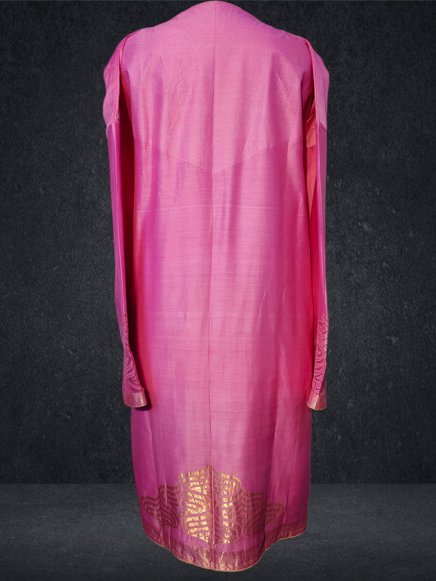 Semi Stitched Formal chanderi Suitset
