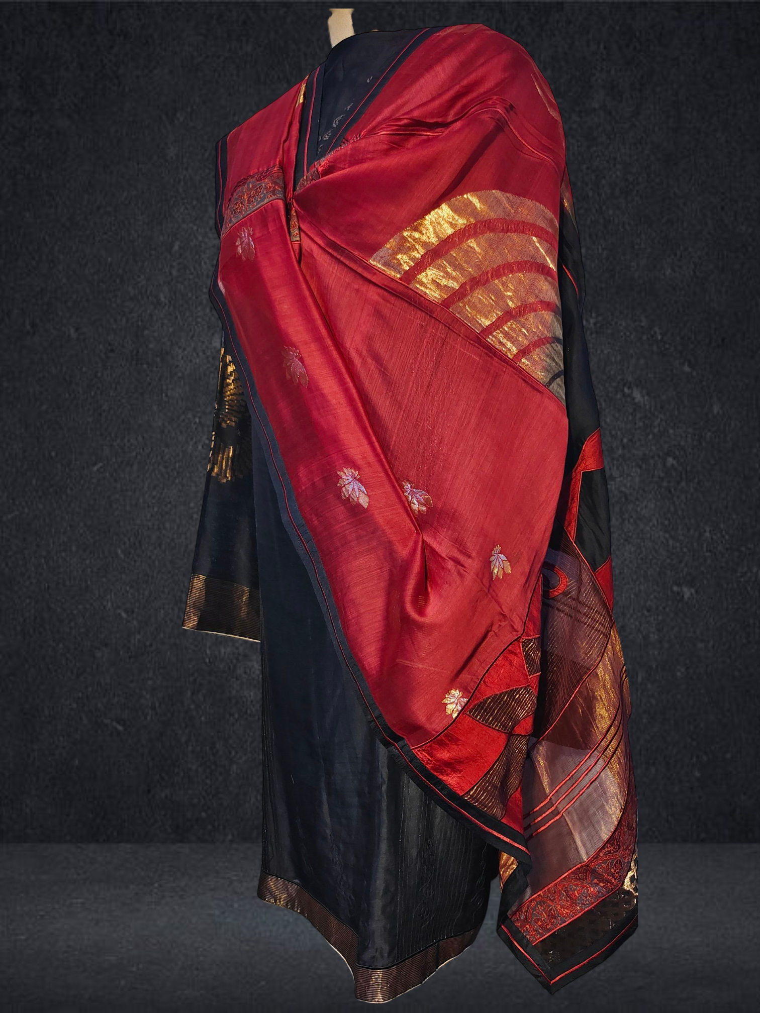 (Copy) Semi Stitched Formal chanderi Suitset VISHAL KAPUR