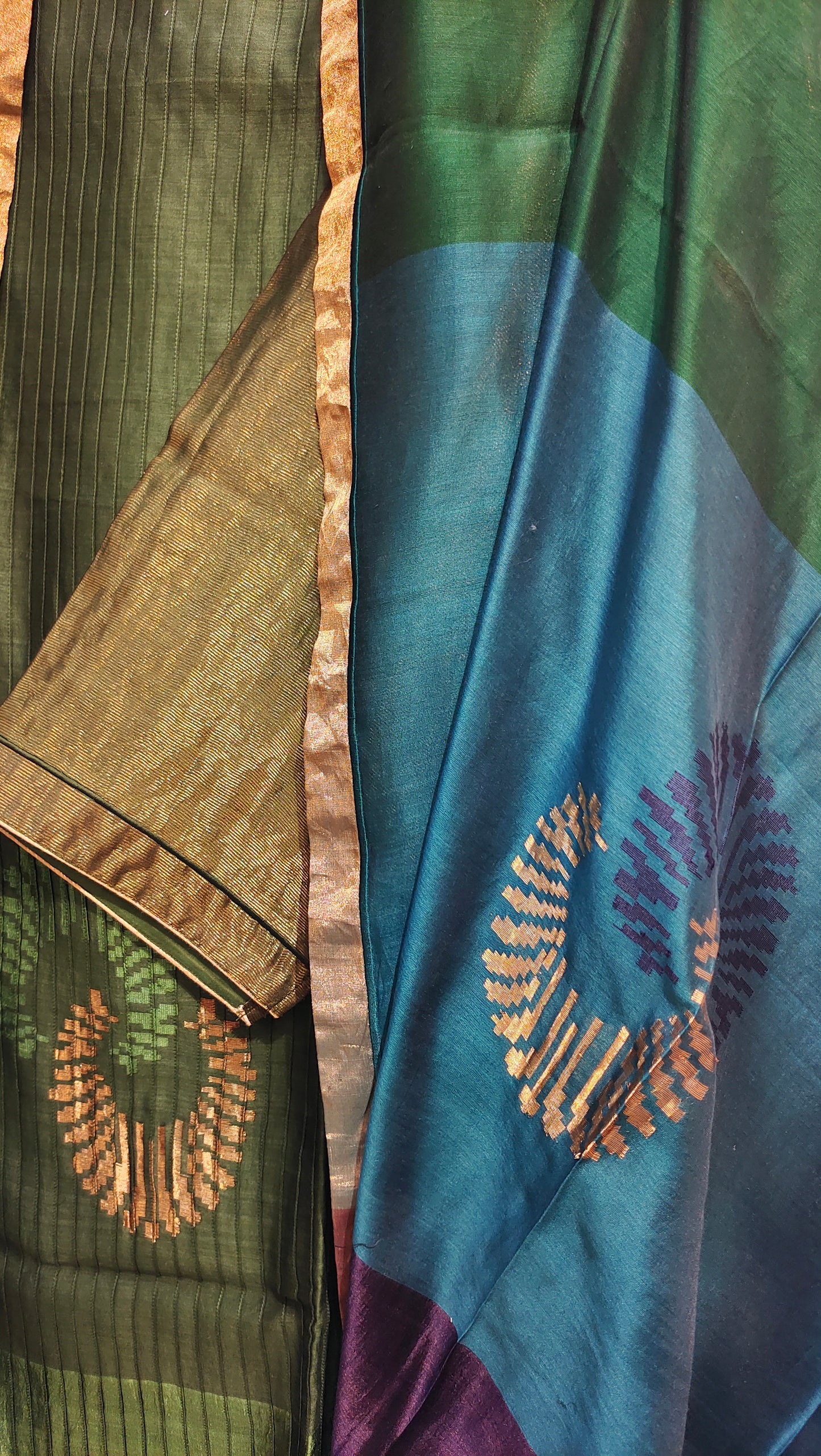 Semi Stitched Formal Chanderi Suitset