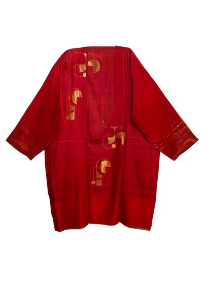 Semi Stitched Chanderi Formal Suitset