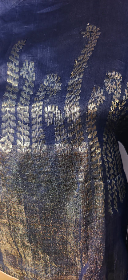 Semistitched Chanderi Ɓlouse