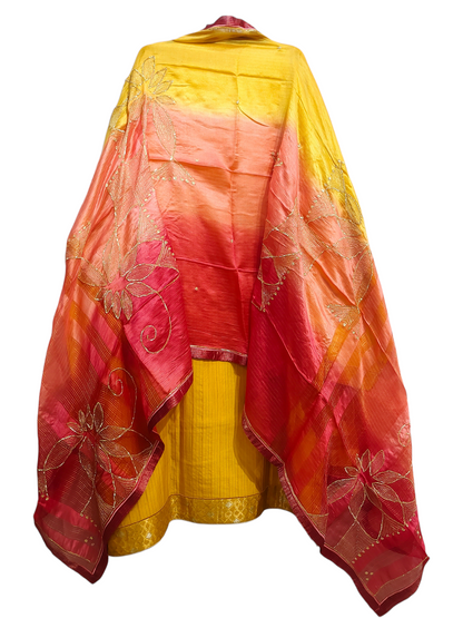 Semi Stitched Formal Chanderi Suitset