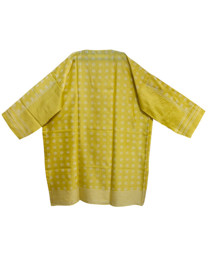 Semi Stitched Chanderi Casual suitset