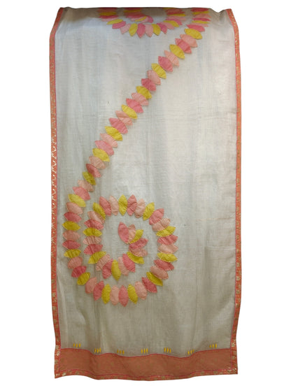 Semi Stitched Chanderi Formal Suitset
