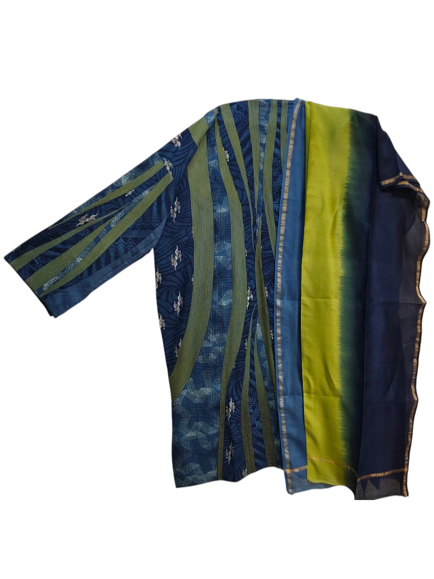Semi Stitched Cotton Casual Suitset