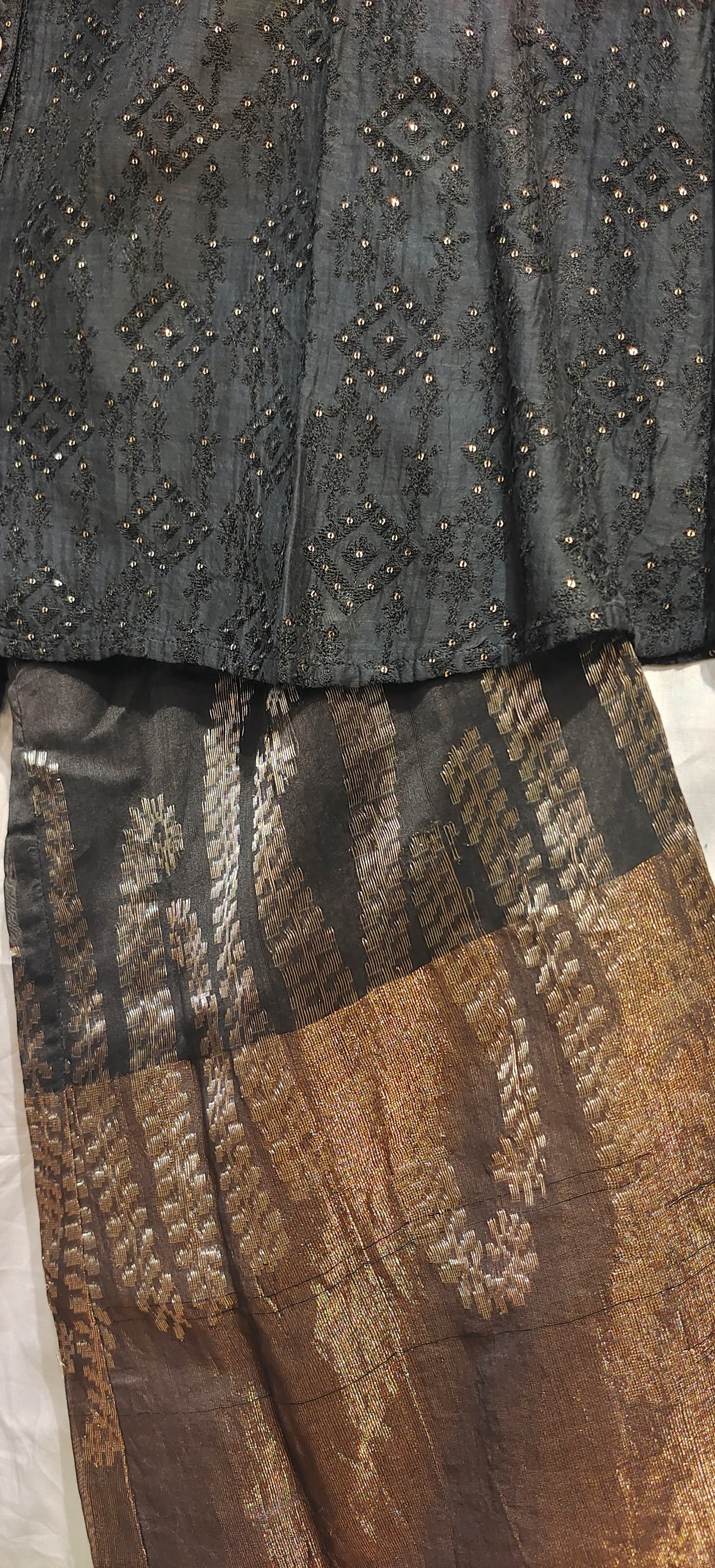 Indowestern chanderi formal coordset