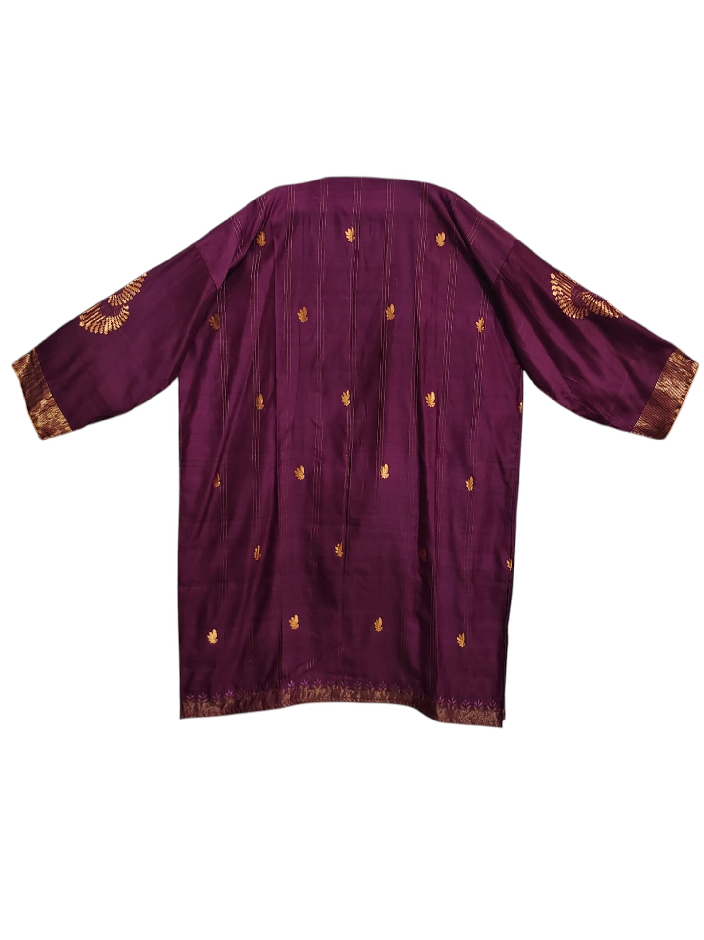 Semi Stitched Chanderi Formal Suitset