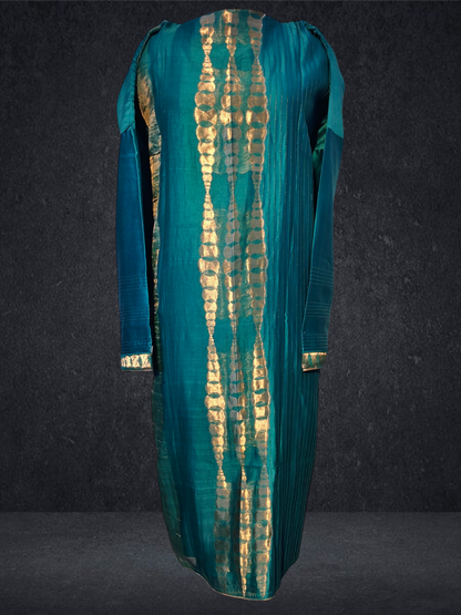 Semi Stitched Formal chanderi Suitset