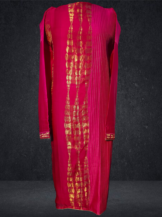 Semi Stitched Formal chanderi Kurta VISHAL KAPUR