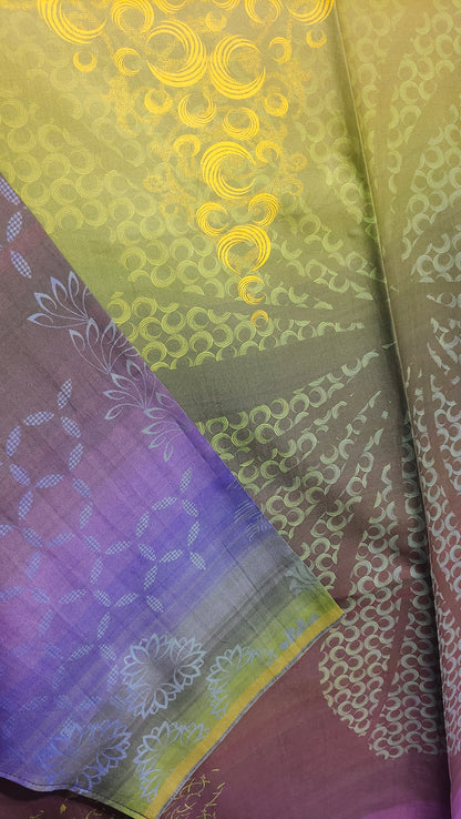 Semi Stitched Chanderi Kurta