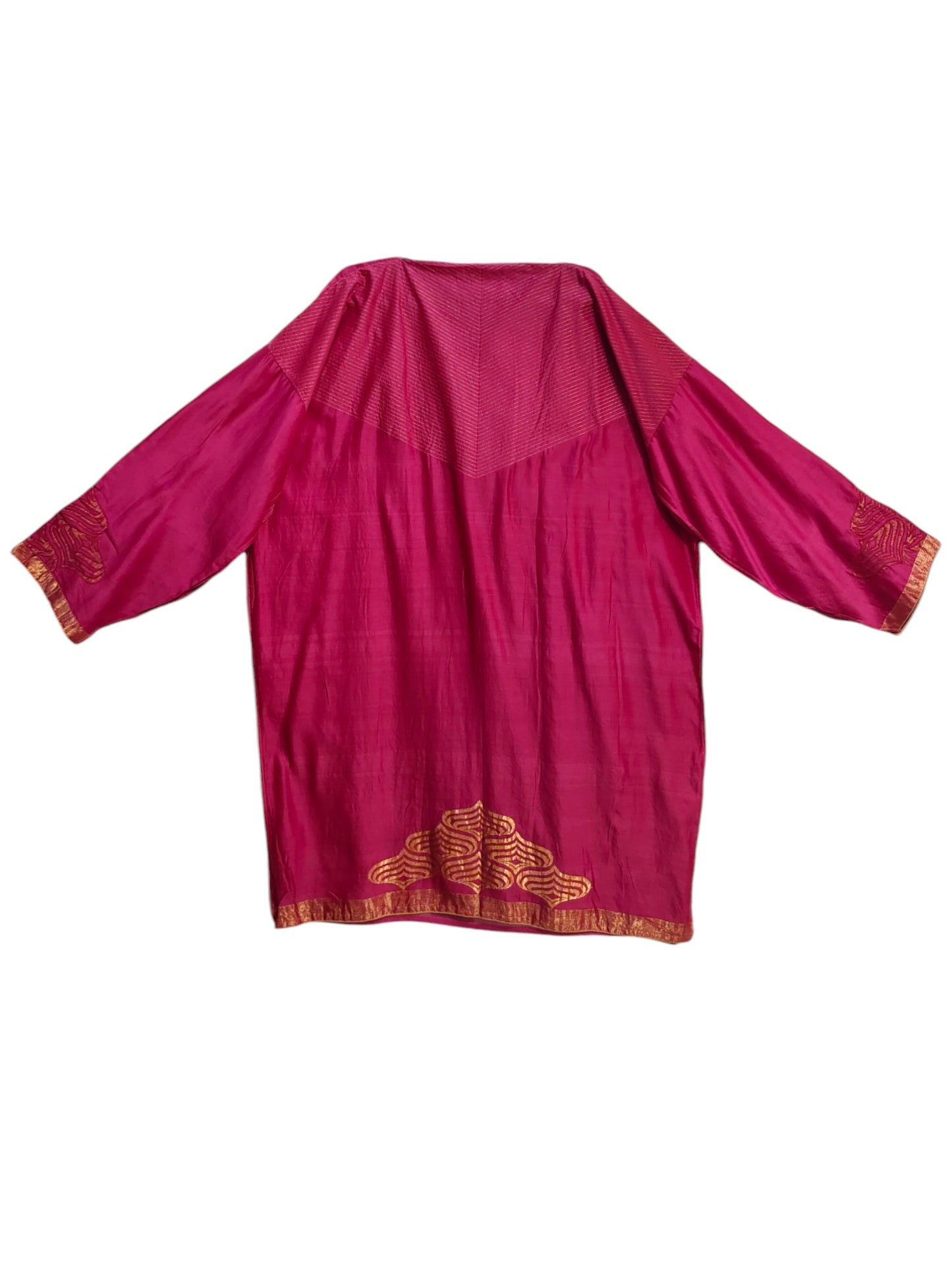 Semi Stitched Chanderi Formal Suitset