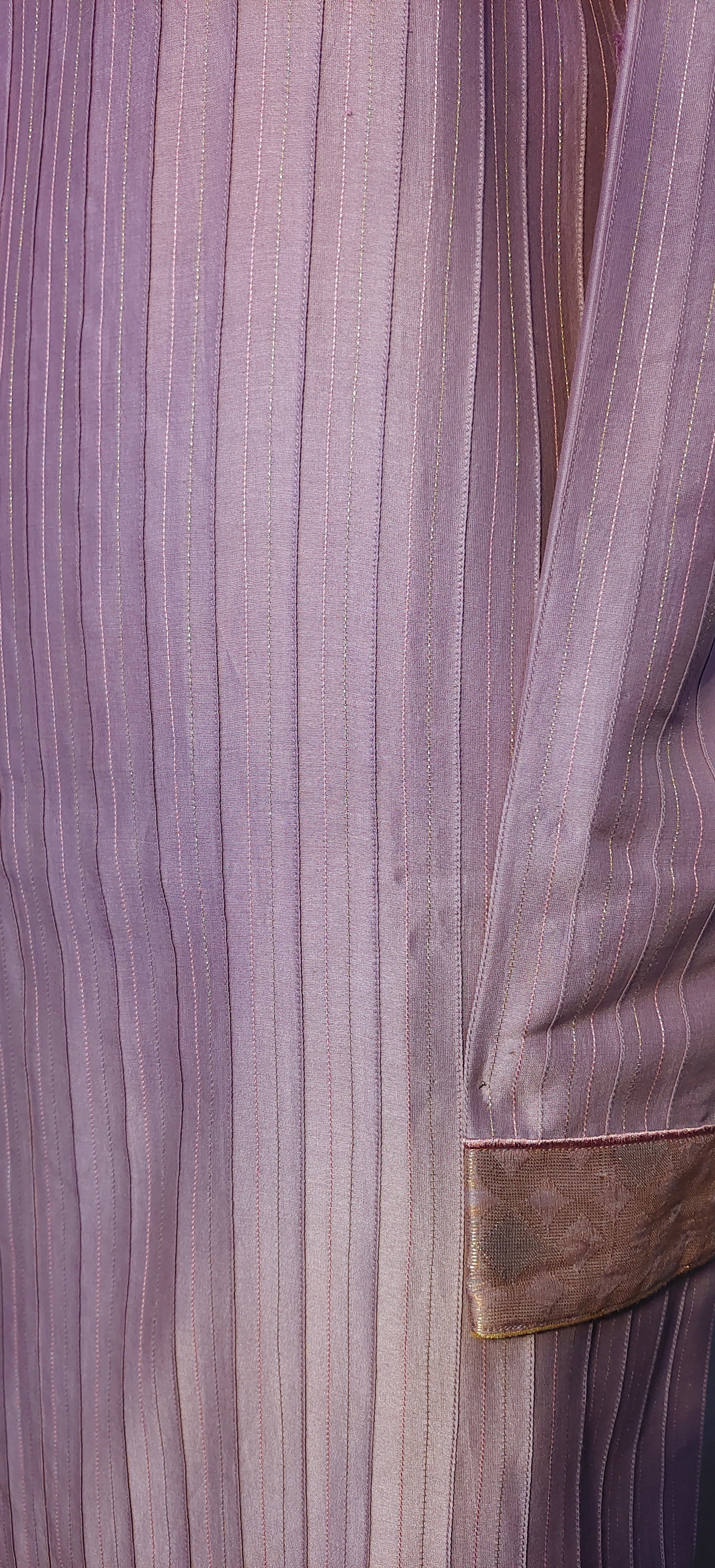 Semi Stitched Formal chanderi Suitset