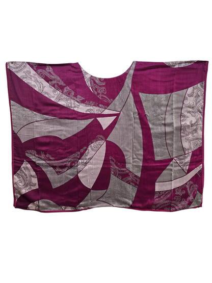 Stitched Chanderi Printed Short Kaftan