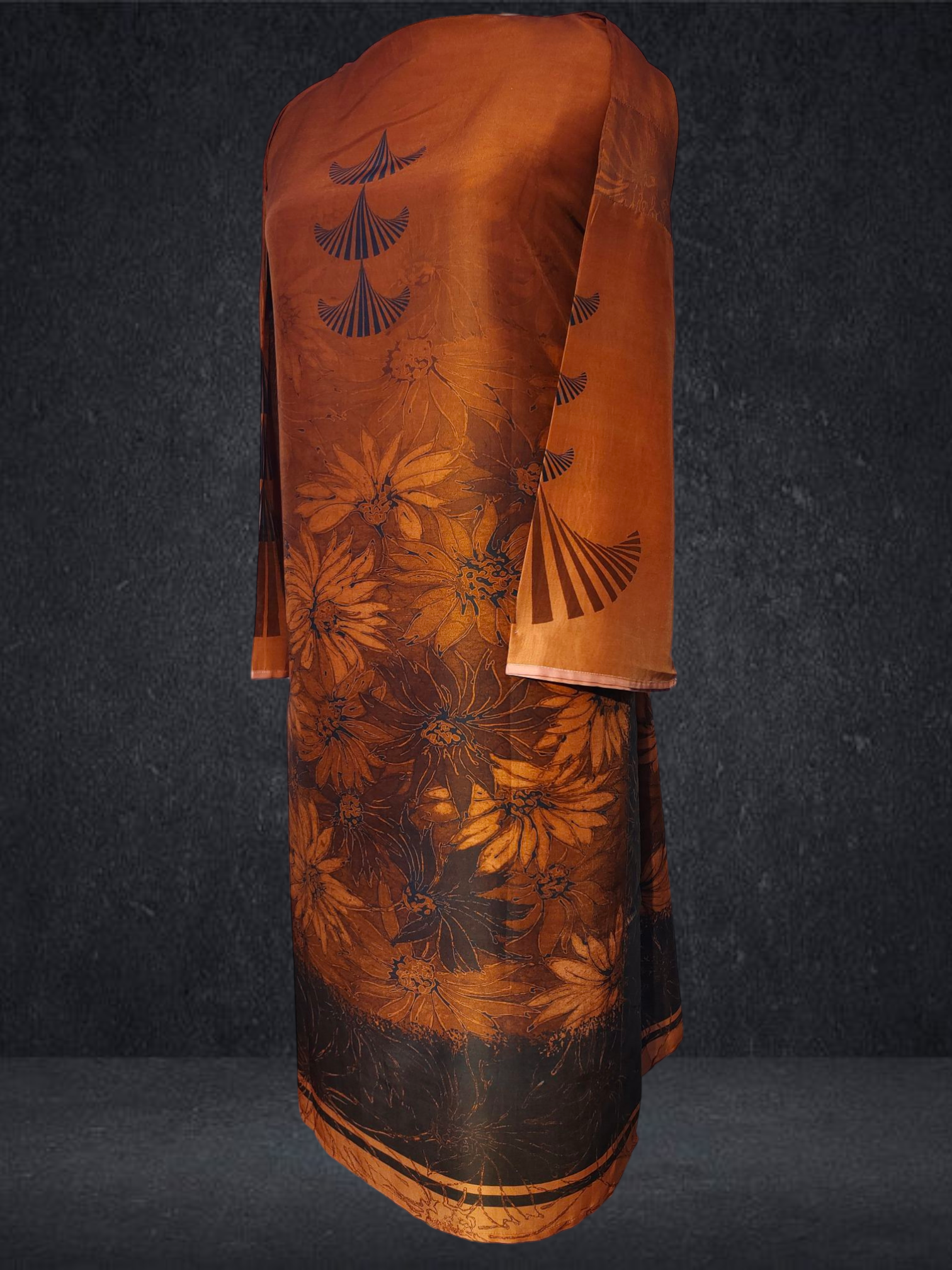 Semi Stitched Chanderi Casual Suitset VISHAL KAPUR