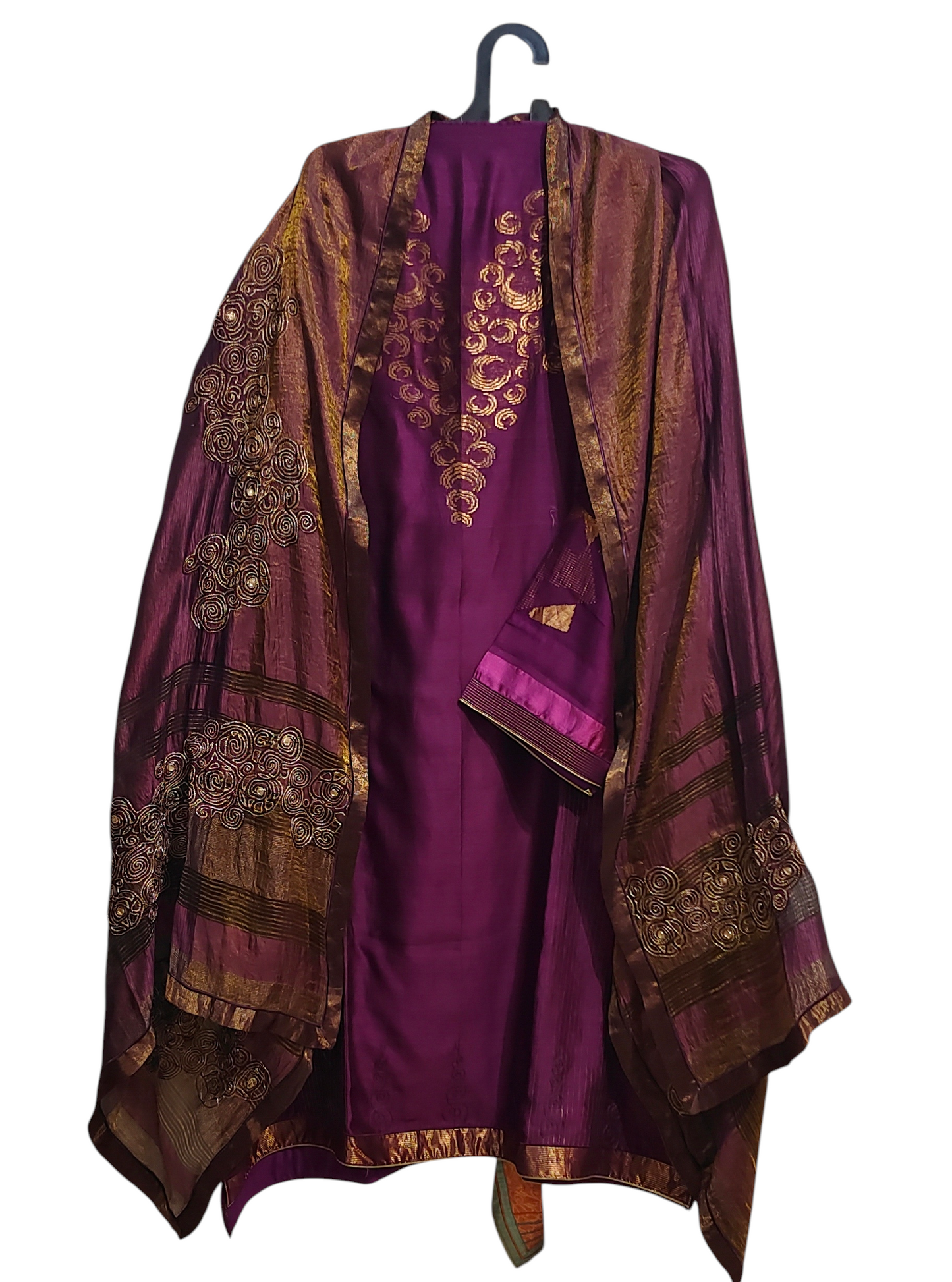 Semi Stitched Formal Chanderi Suitset