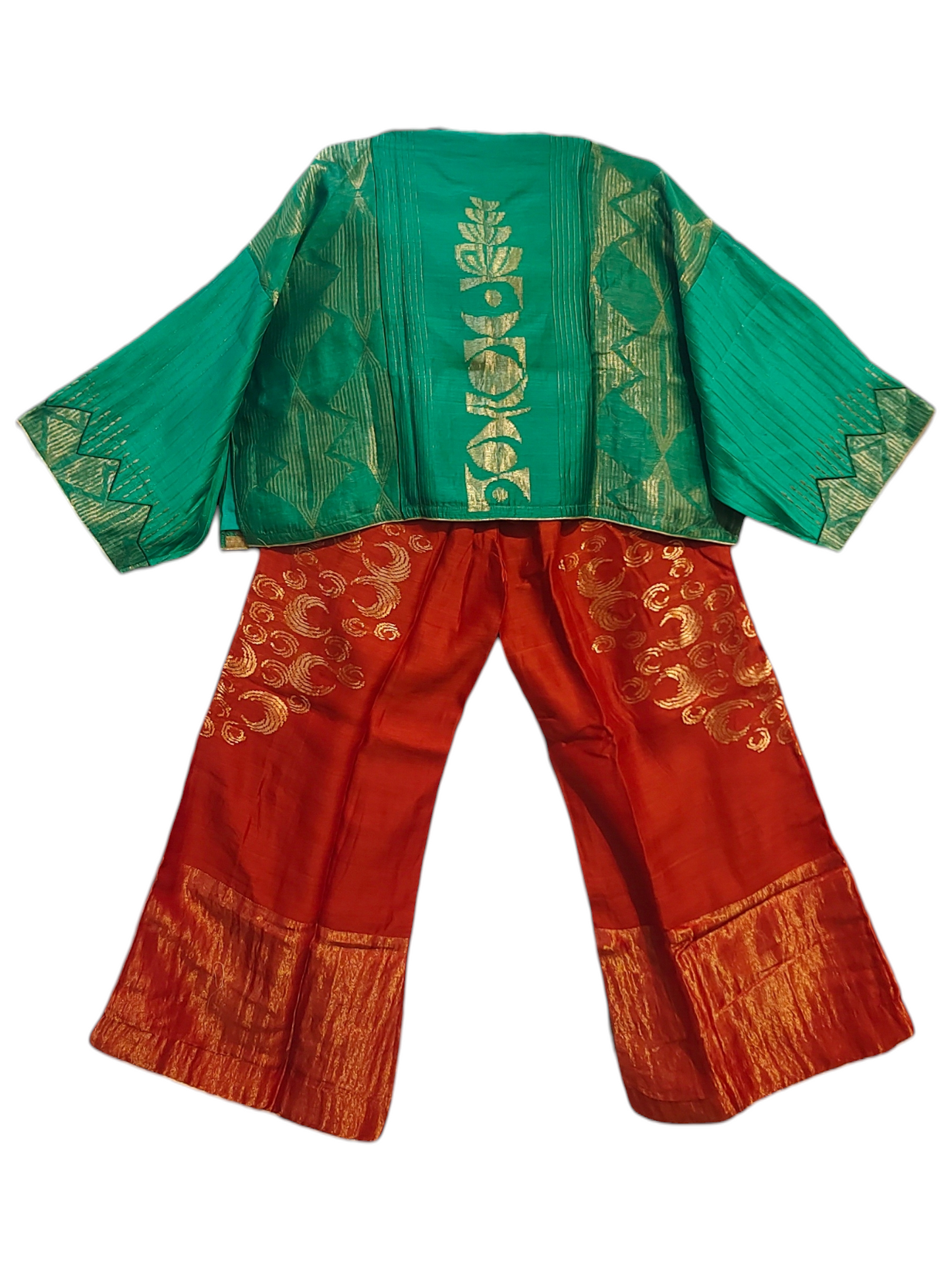 Indowestern chanderi formal coordset