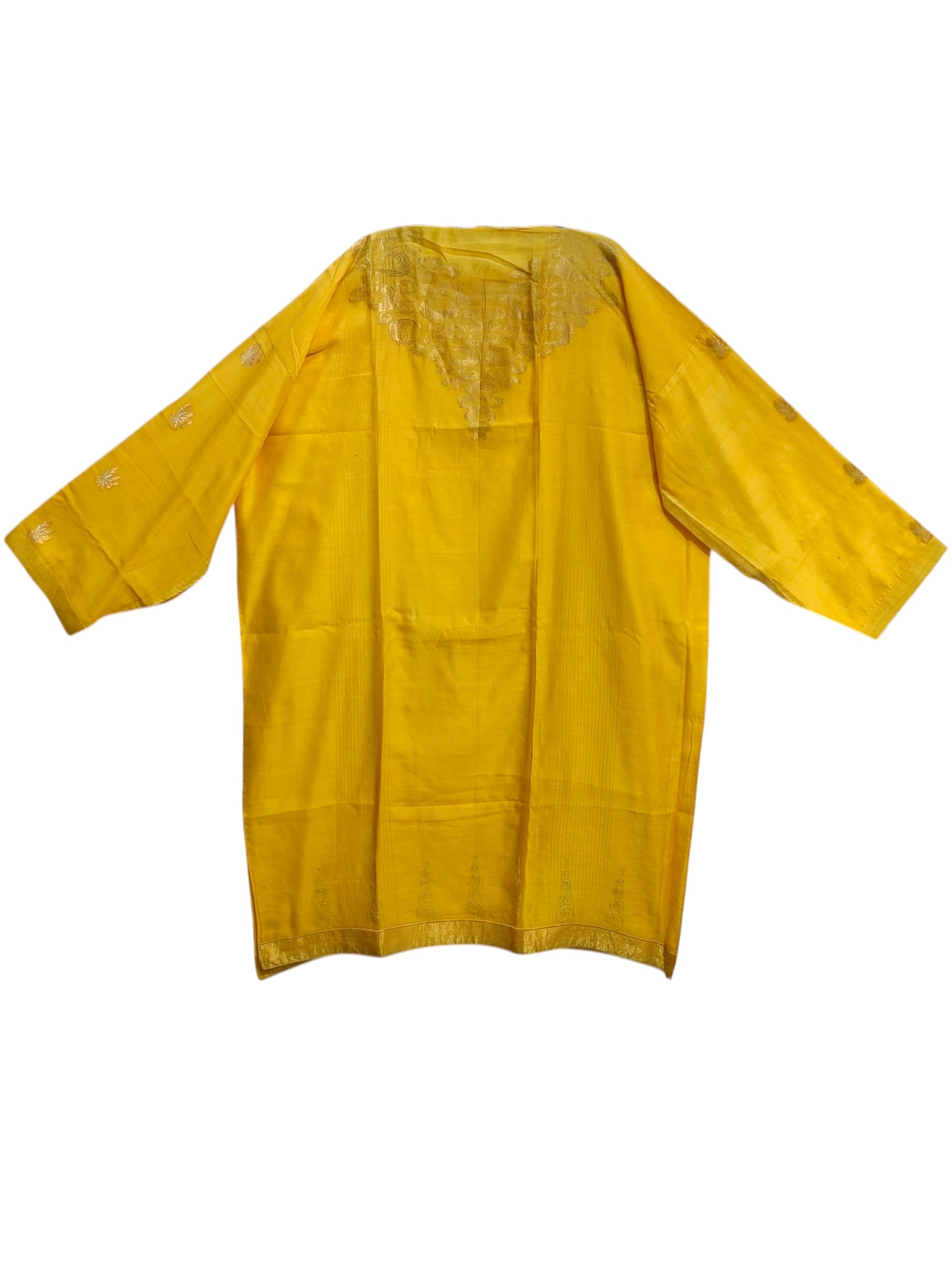 Semi Stitched Chanderi Formal Suitset