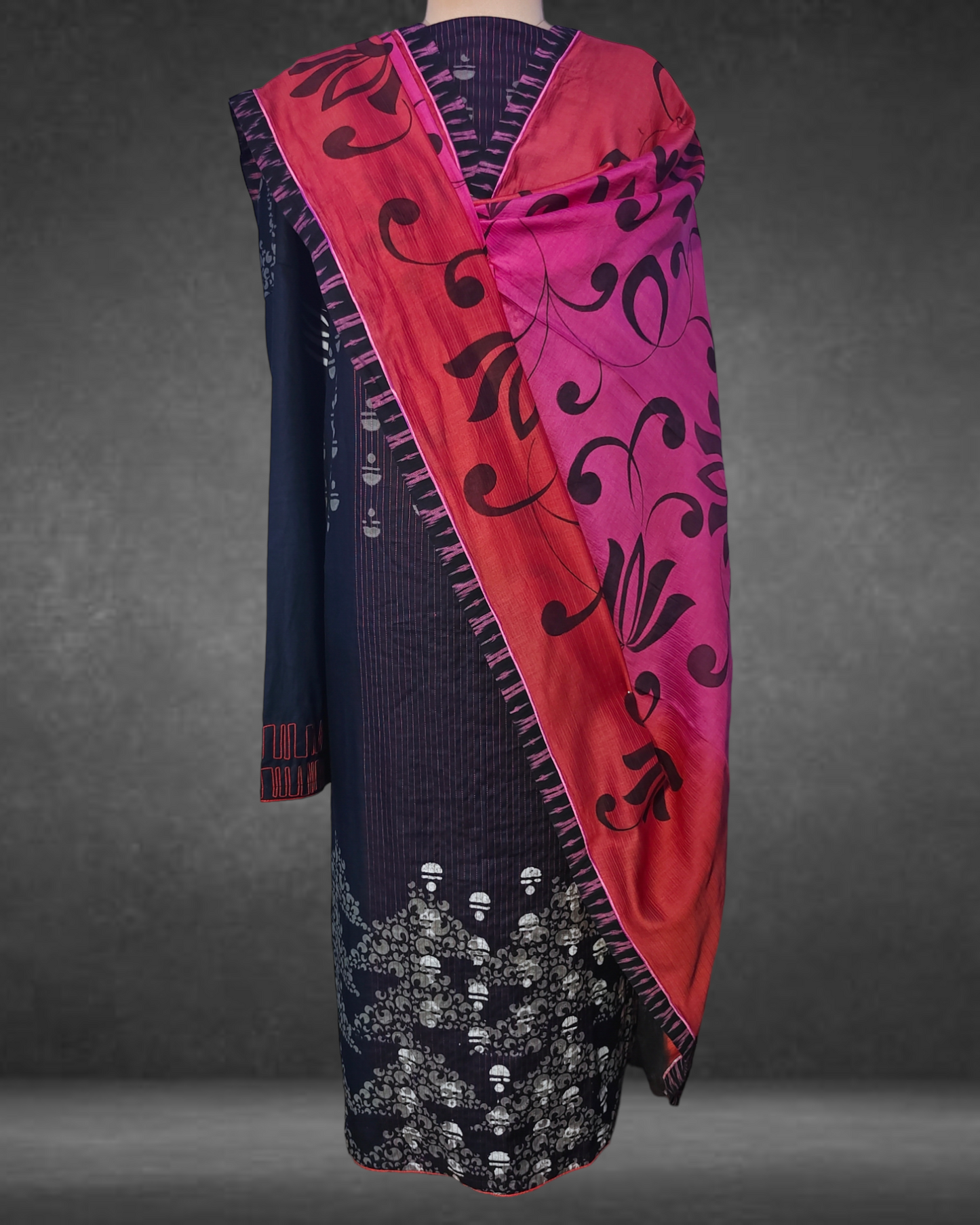 Semi Stitched Formal Chanderi suitset