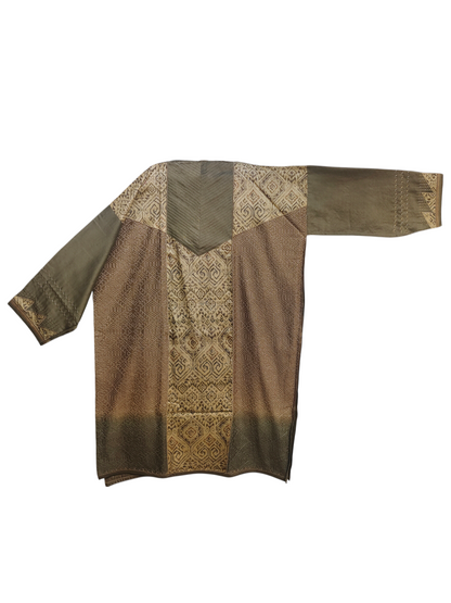 Semi Stitched Formal chanderi Suitset