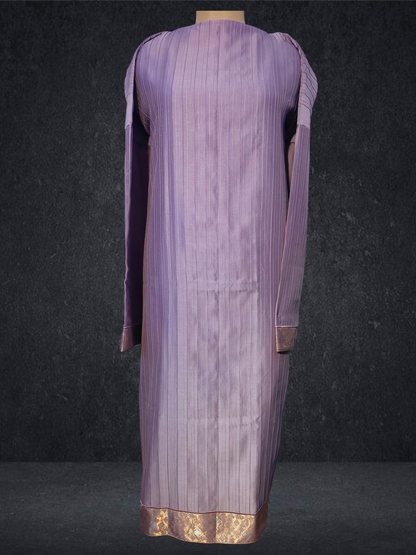 Semi Stitched Formal chanderi Suitset