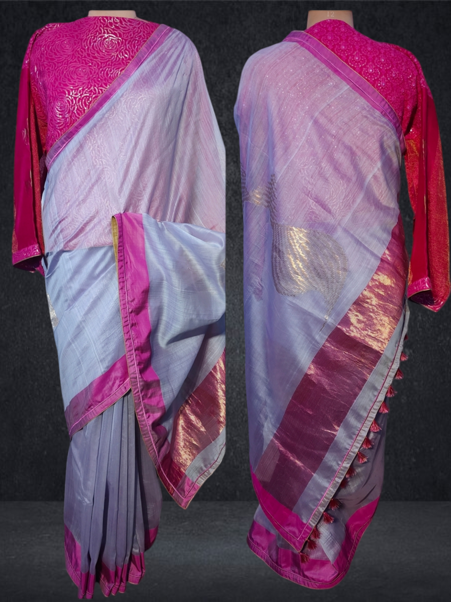 Formal Chanderi Zari Woven Saree