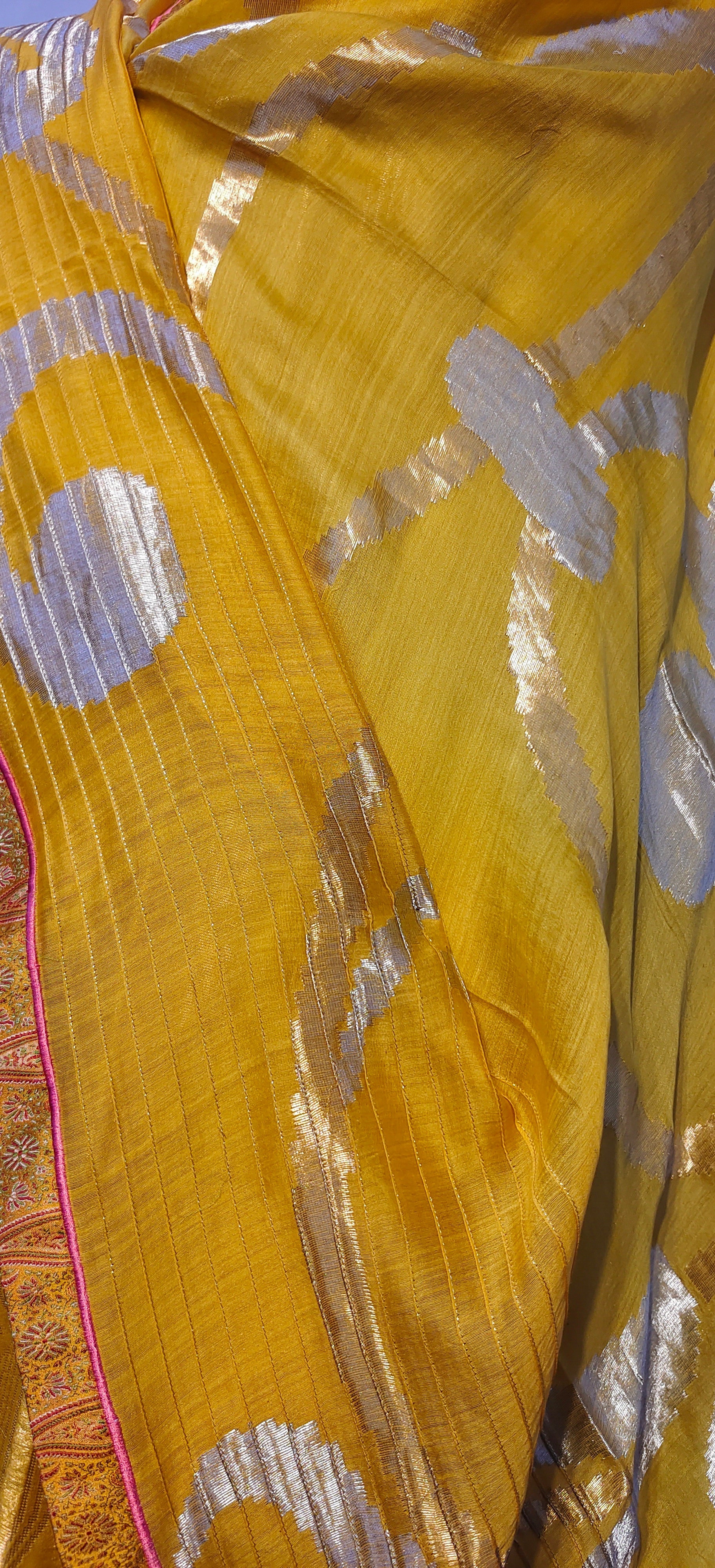 Semi Stitched Formal chanderi Suitset VISHAL KAPUR