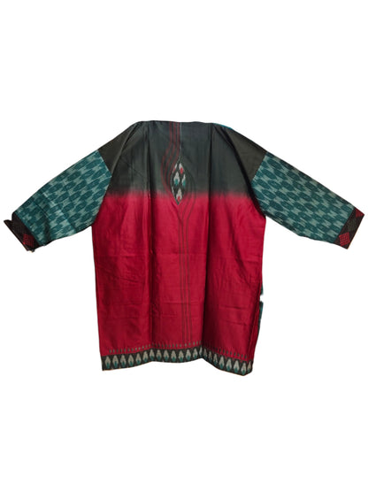 Semi Stitched Chanderi Formal Suitset