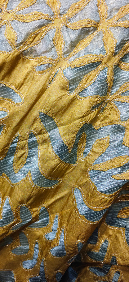Formal Chanderi Silk With Katabh Saree