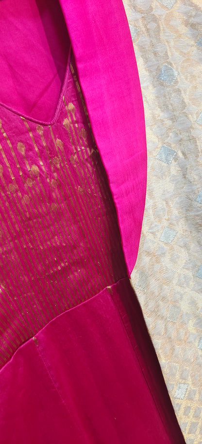 Indowestern chanderi formal coordset