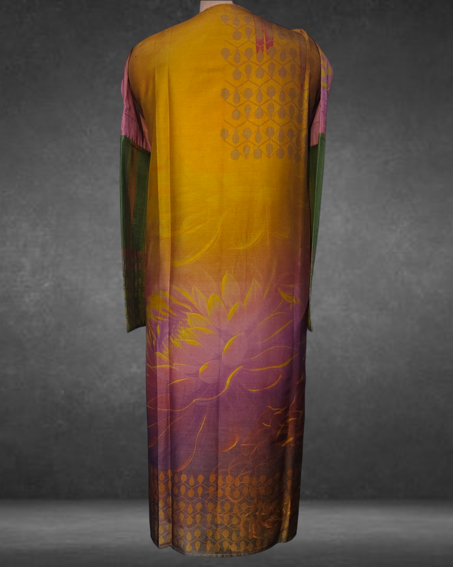 Semistitched Cotton Satin Kurta